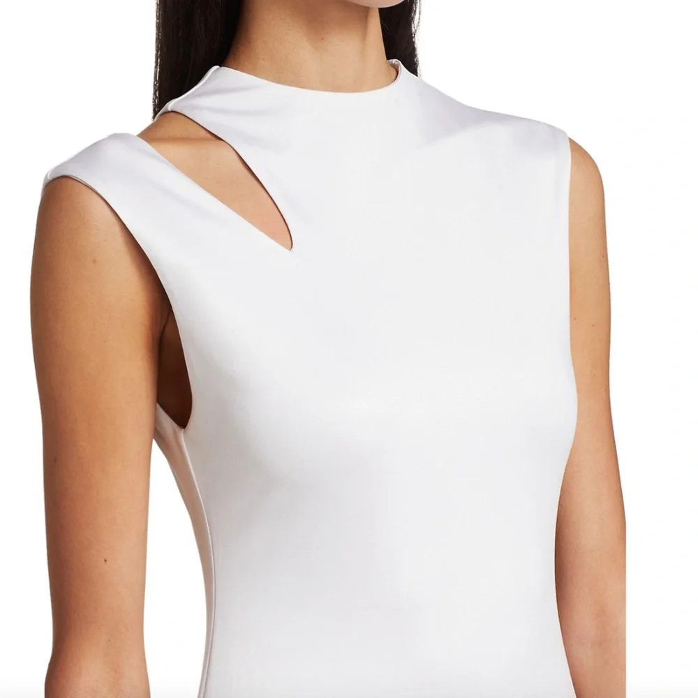 NWT $285 Alice + Olivia Delora Cutout Sheath Dress in size 6!
